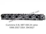 98-07 cummins dodge 6BT ISB 24v cylinder head OE 3943627